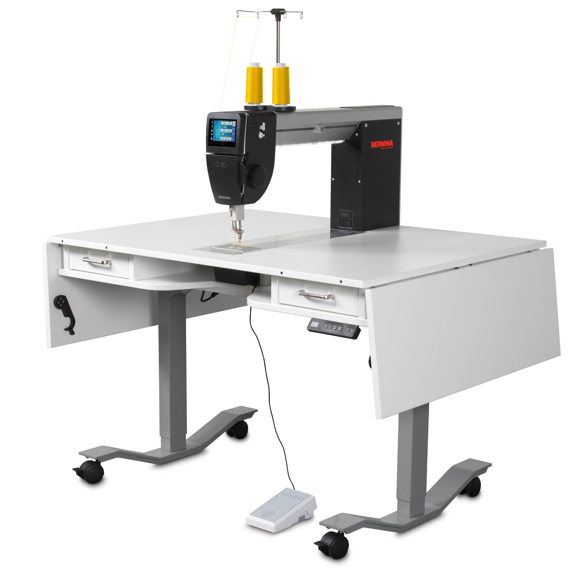 Bernina Q16 Plus Long Arm Quilting Machine with Lift Table by Horn